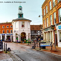 Buy canvas prints of The Pepperpot Godalming Surrey by Peter F Hunt