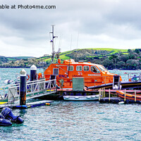 Buy canvas prints of The Salcombe Lifeboat by Peter F Hunt