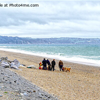 Buy canvas prints of The Beach At Beesands South Devon by Peter F Hunt
