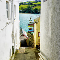 Buy canvas prints of The Ferry Inn Salcombe Devon by Peter F Hunt