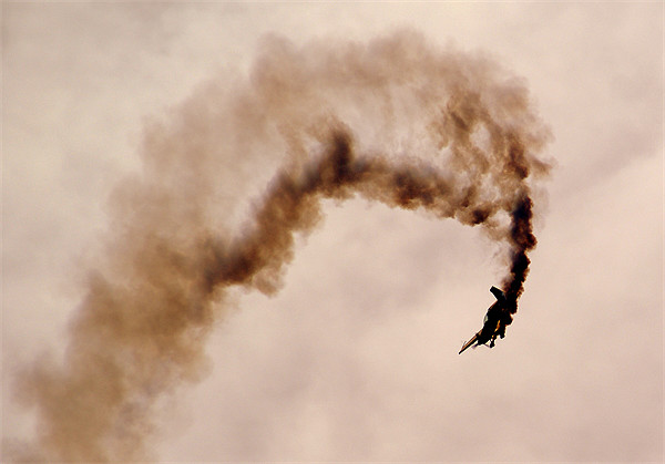 Plane Display Smoke Picture Board by Peter F Hunt