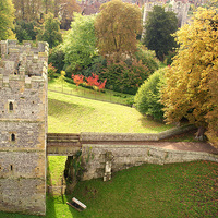 Buy canvas prints of A View From The Castle by Peter F Hunt