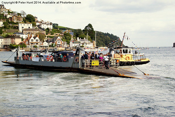 Dartmouth Lower Ferry Picture Board by Peter F Hunt