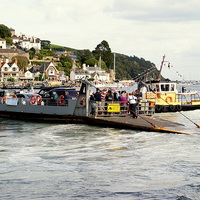 Buy canvas prints of Dartmouth Lower Ferry by Peter F Hunt