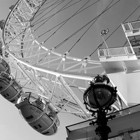 Buy canvas prints of The London Eye by Peter F Hunt
