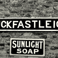 Buy canvas prints of Buckfastleigh Station Sign by Peter F Hunt
