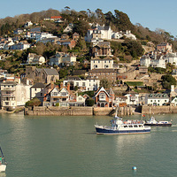 Buy canvas prints of Kingswear From Dartmouth by Peter F Hunt