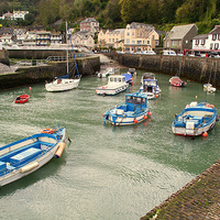 Buy canvas prints of Lynmouth North Devon by Peter F Hunt