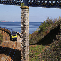 Buy canvas prints of On The Dawlish Teignmouth Line by Peter F Hunt