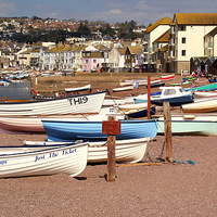 Buy canvas prints of Boats On The Beach by Peter F Hunt
