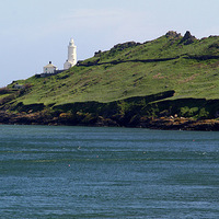 Buy canvas prints of The Lighthouse Start Point Devon by Peter F Hunt