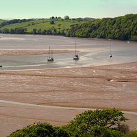 Buy canvas prints of Low Tide On The River by Peter F Hunt