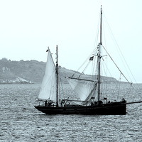 Buy canvas prints of Timeless Leader Of Brixham by Peter F Hunt