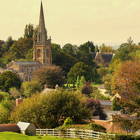 Buy canvas prints of  Castle Cary In Rural England by Peter F Hunt