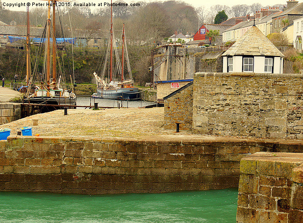  Wintering At Charlestown Cornwall Picture Board by Peter F Hunt