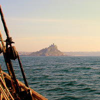 Buy canvas prints of  St Michael's Mount From The Irene by Peter F Hunt