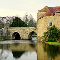Buy canvas prints of  The Gatehouse Leeds Castle by Peter F Hunt