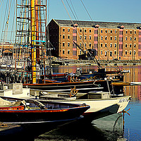 Buy canvas prints of A View From Gloucester Dock by Peter F Hunt