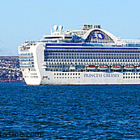 Buy canvas prints of Cruise Ships Under Lockdown  by Peter F Hunt