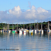 Buy canvas prints of Early Morning On The River Fal by Peter F Hunt