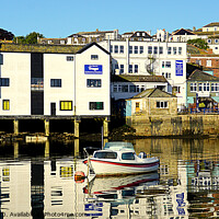Buy canvas prints of Falmouth Reflections by Peter F Hunt