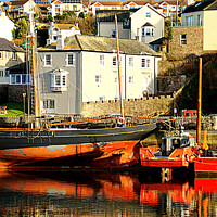 Buy canvas prints of Brixham A Working Port by Peter F Hunt