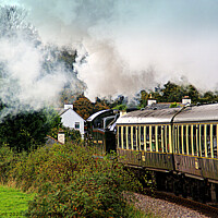 Buy canvas prints of Riding The Steam Train by Peter F Hunt