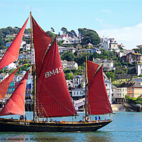 Buy canvas prints of Dartmouth Pilgrim Sailing by Peter F Hunt