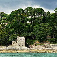 Buy canvas prints of Kingswear Castle On The River Dart by Peter F Hunt