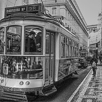 Buy canvas prints of Lisbon Tram by Peter F Hunt