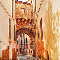 Buy canvas prints of Palma Mallorca Side Street by Peter F Hunt