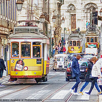 Buy canvas prints of Lisbon City Life by Peter F Hunt