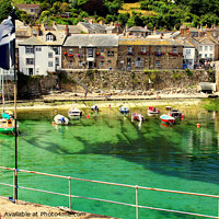 Buy canvas prints of  Mousehole Cornwall by Peter F Hunt