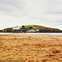 Buy canvas prints of Causeway To Burgh Island by Peter F Hunt