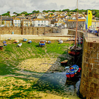 Buy canvas prints of Mousehole An Illusion by Peter F Hunt