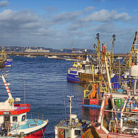 Buy canvas prints of Brixham Fishing Fleet by Peter F Hunt
