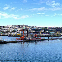 Buy canvas prints of The Winter Sun Shines Over Brixham by Peter F Hunt
