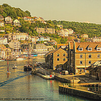 Buy canvas prints of West And East Looe  by Peter F Hunt
