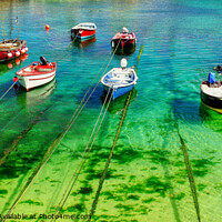 Buy canvas prints of Mousehole Colours by Peter F Hunt