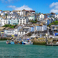 Buy canvas prints of The Port Of Brixham by Peter F Hunt