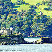 Buy canvas prints of Plymouth Drakes Island by Peter F Hunt