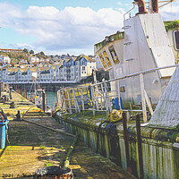 Buy canvas prints of The Old French Trawler by Peter F Hunt