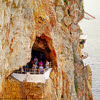 Buy canvas prints of Menorca Amazing Caves by Peter F Hunt