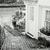 Buy canvas prints of Brixham Overgang Steps by Peter F Hunt