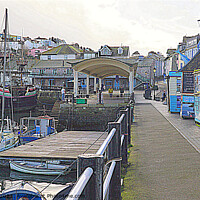 Buy canvas prints of A Brixham View by Peter F Hunt