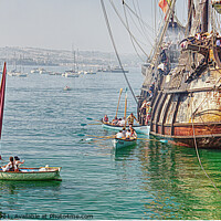 Buy canvas prints of Brixham Pirates by Peter F Hunt