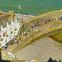 Buy canvas prints of The Harbour Pub At Clovelly by Peter F Hunt