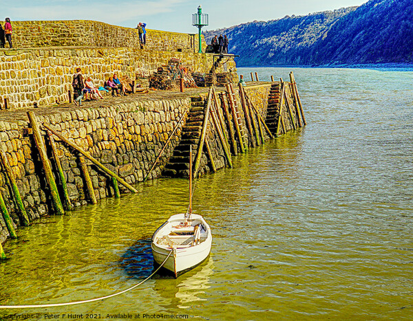 The Ancient Harbour Wall  Picture Board by Peter F Hunt