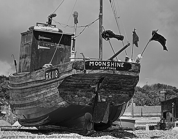 High And Dry At Hastings Picture Board by Peter F Hunt