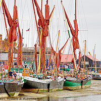 Buy canvas prints of Maldon Sailing Barges by Peter F Hunt